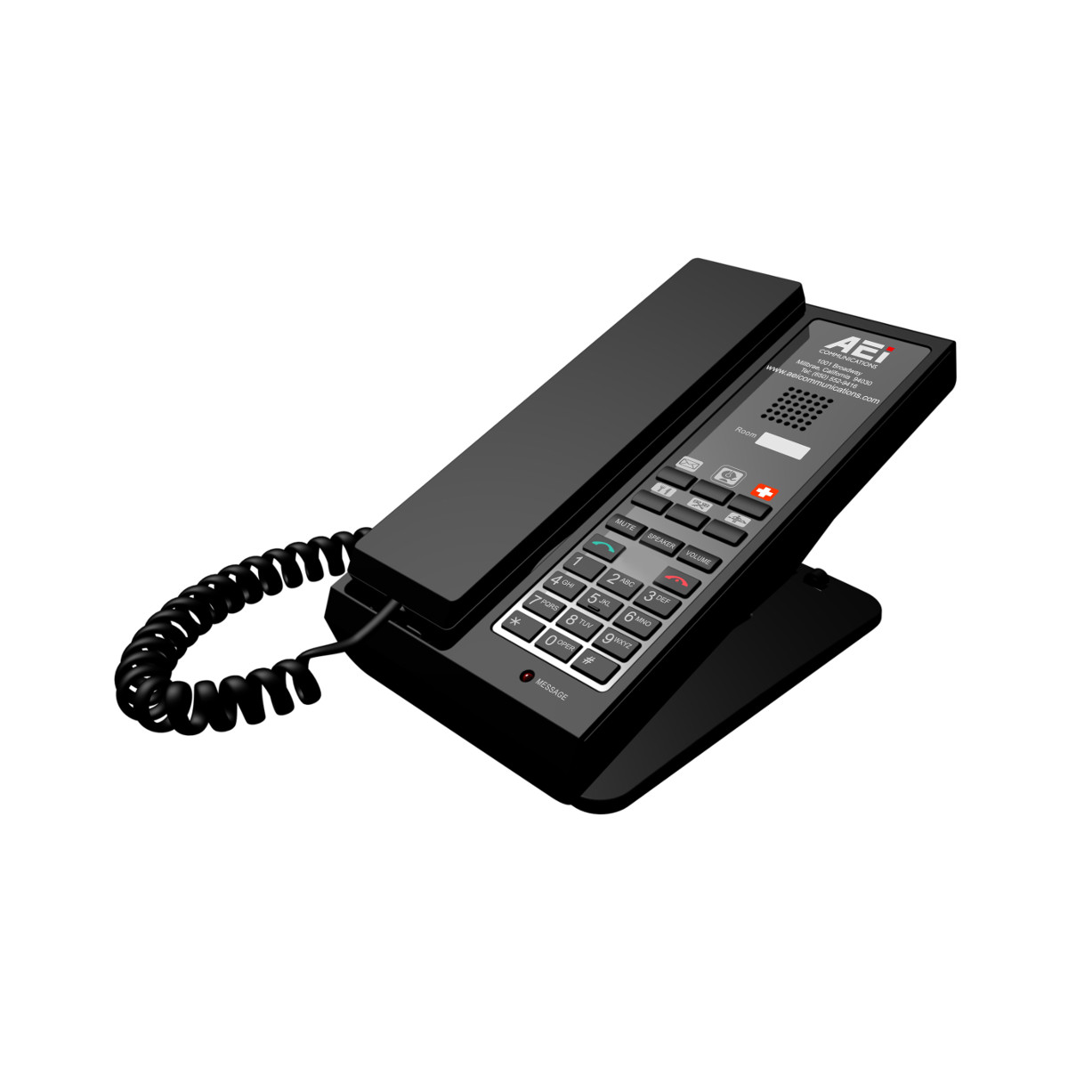 Slim Single-Line Analog DECT Corded Speakerphone (Master) – AGR-9106-SM